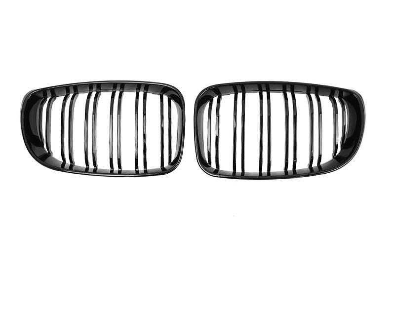 Двойни бъбреци решетки, BMW E81, E82, E87, E88, 2008-11г., черен гланц