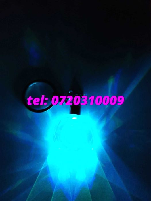 Promo Breloc Din Sticla Led 6 Culori Fiat