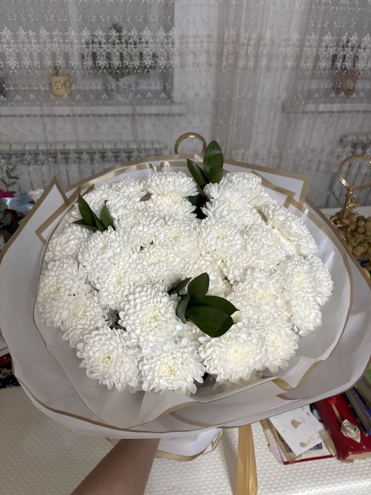 цветы хризантема свежие