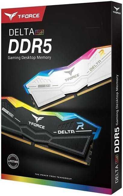 DDR5 64GB (2x32GB) T-FORCE DELTA RGB 6000Mhz. Новый.