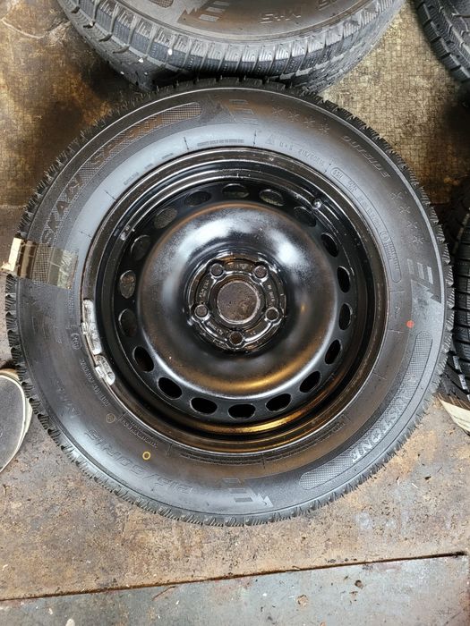 Jante tabla VW 5x112 R16 cu Anvelope 215 60 16 M+S iarna ca noi