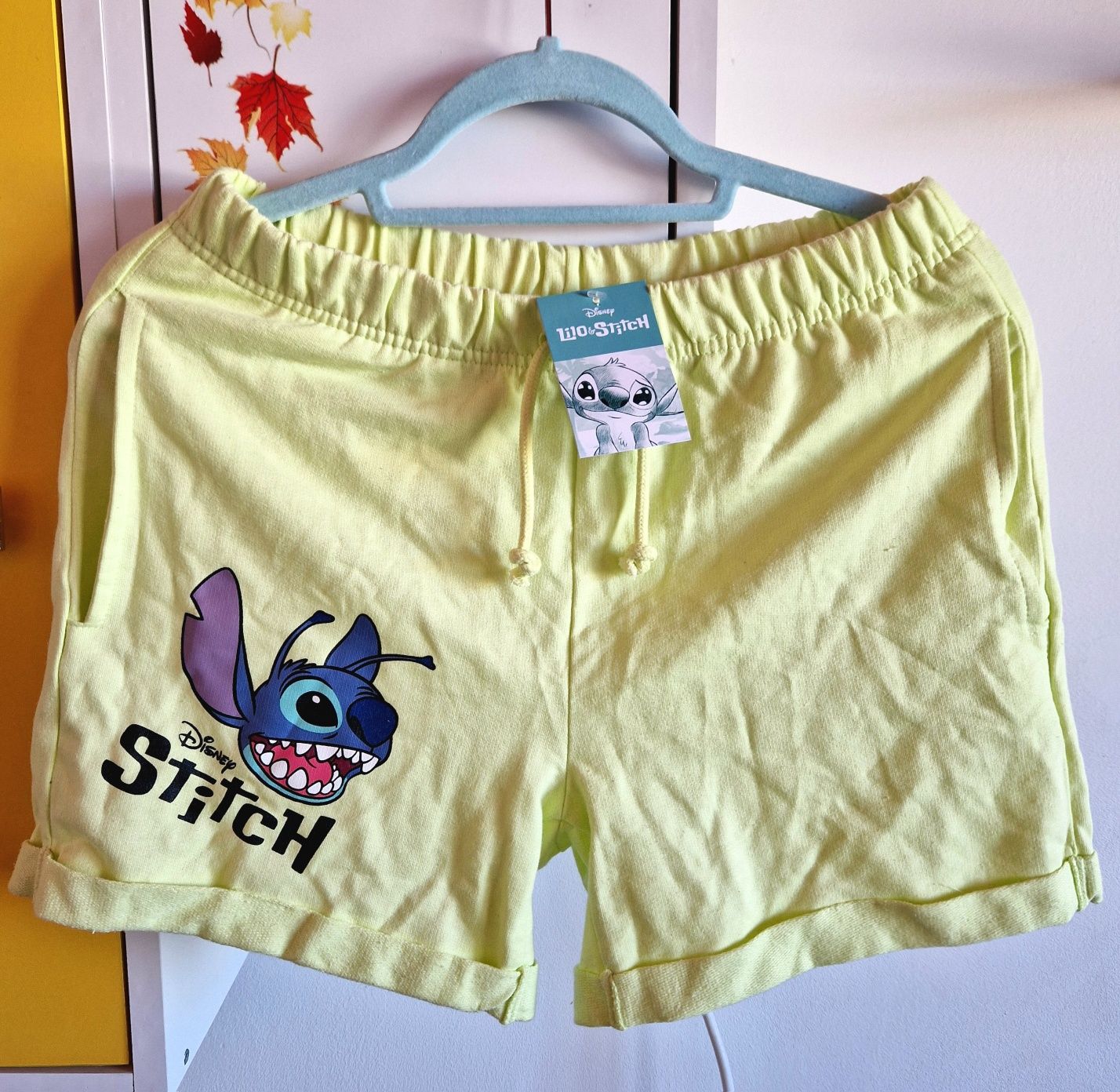 Pantalon scurt dama Disney Stitch