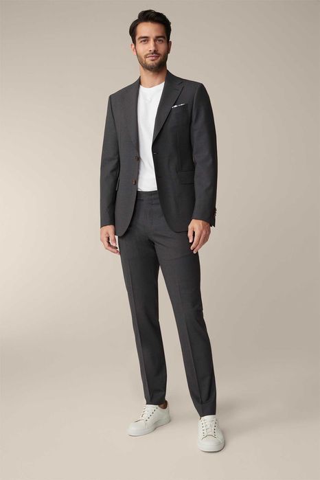 Sacou blazer slim 48 M de lux Winsor lana moale respirabila gri