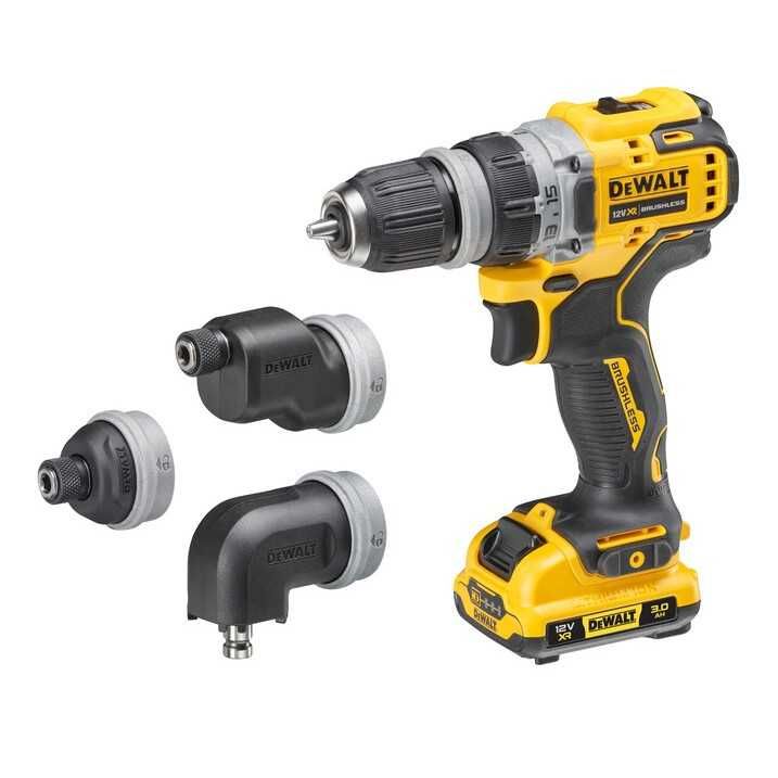 Винтоверт акумулаторен  DeWALT DCD703L2T, 12 V, 57.5 Nm