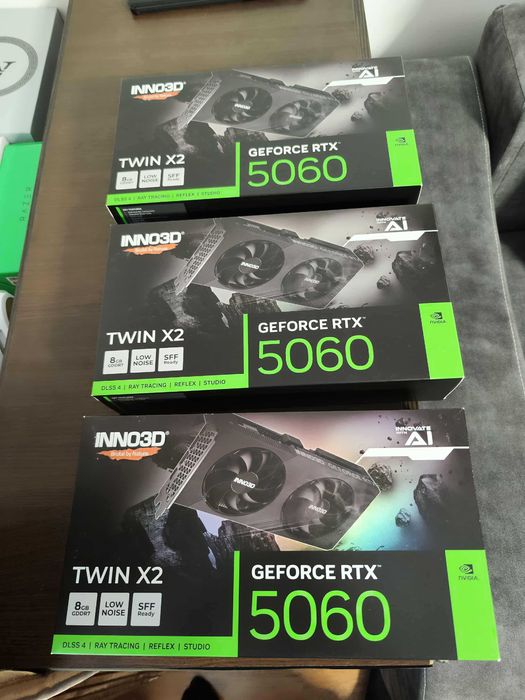 Nvidia RTX 5060 NOUA si SIGILATA,8 gb Gddr7 Inno3D Twinx2