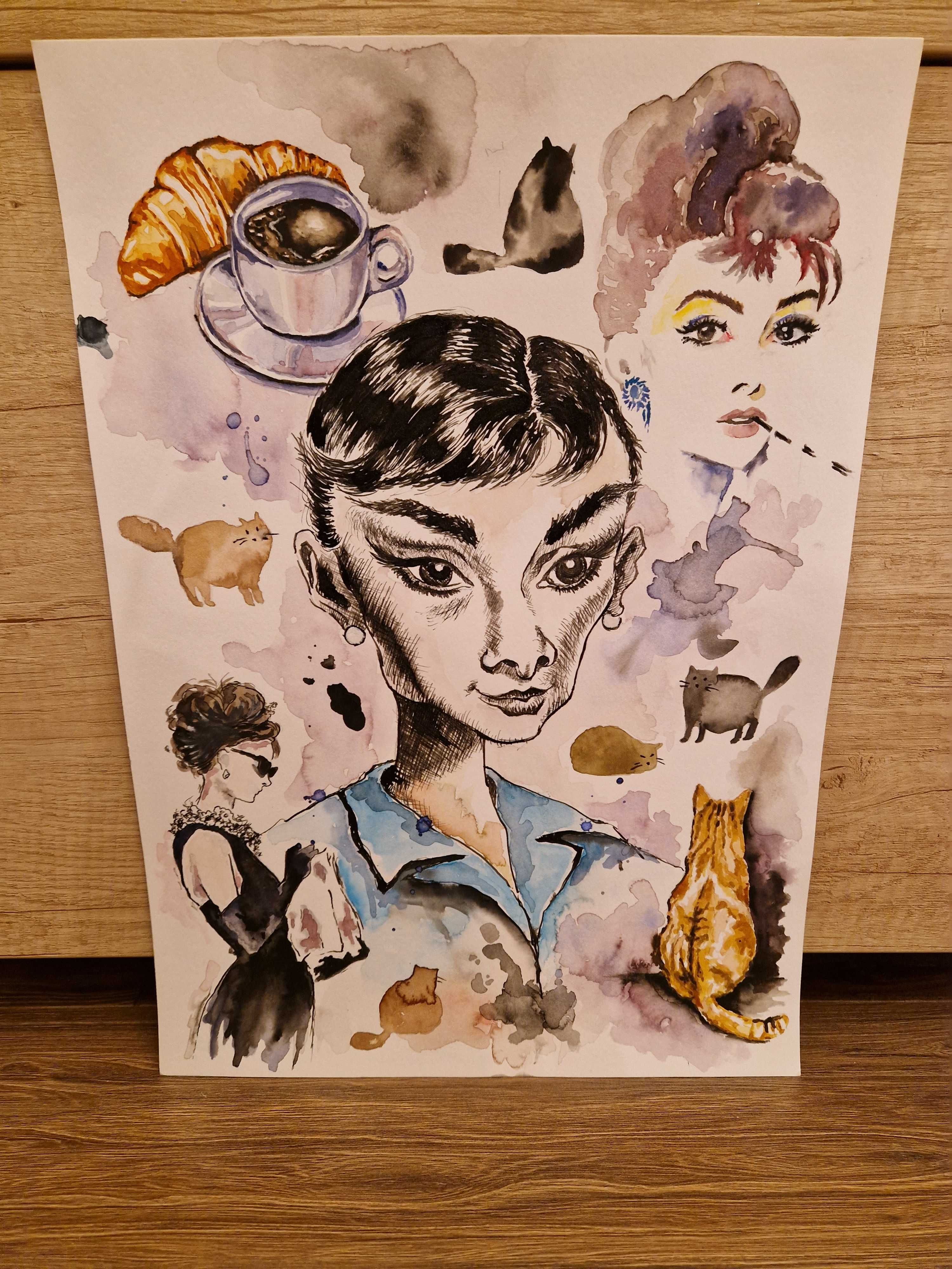 Pictura/Caricatura - Audrey Hepburn