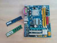 Kit placa de baza + procesor core 2 quad 2.4 ghz