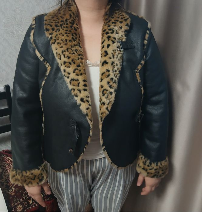 Куртка осеная кожаная