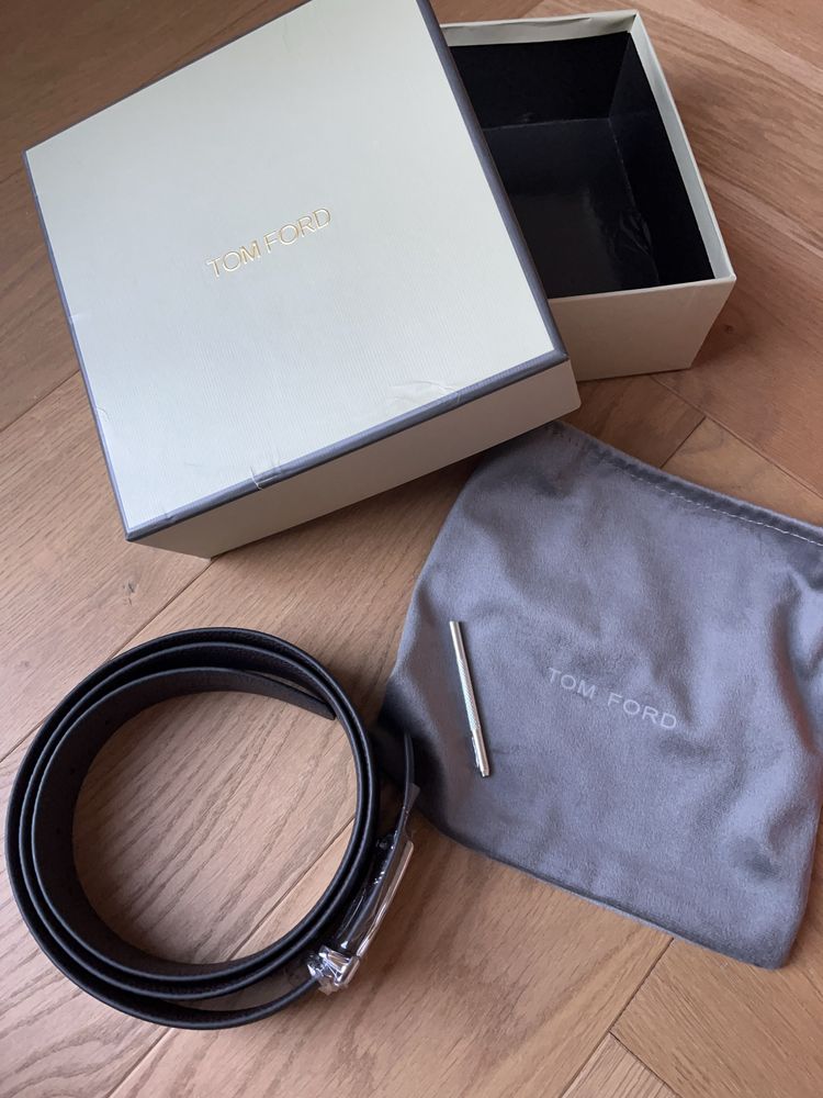 Черен колан Tom Ford