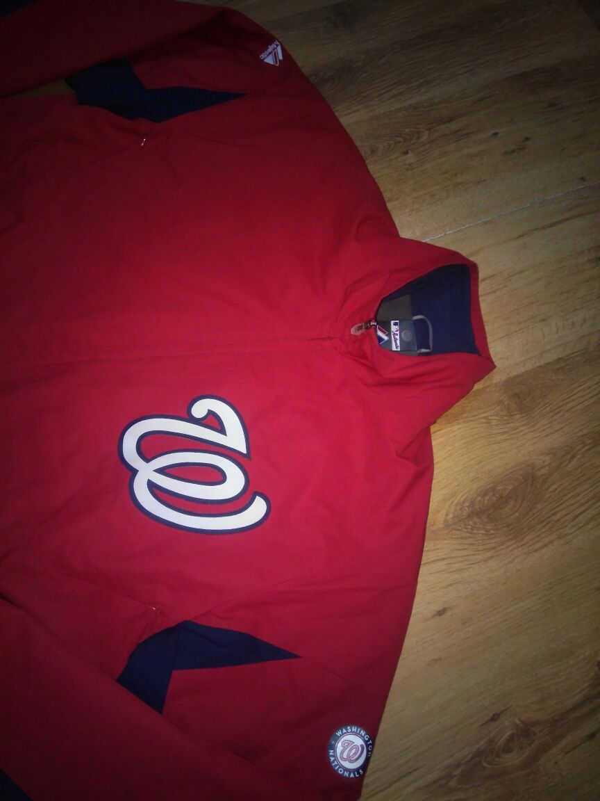 Geaca Majestic baseball MLB Washington Nationals mărimea XL/XXL