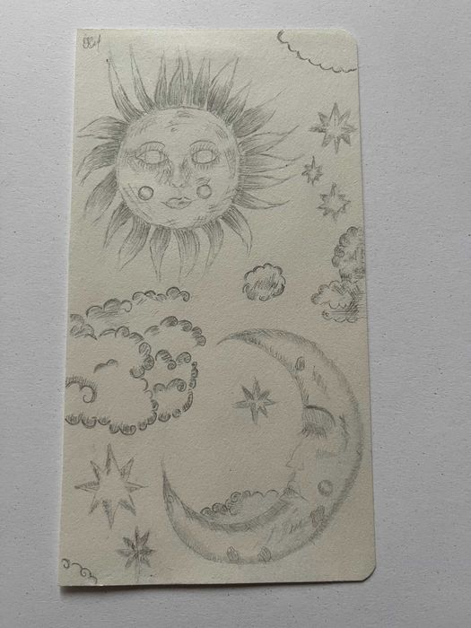 В облаците - Слънце и Луна