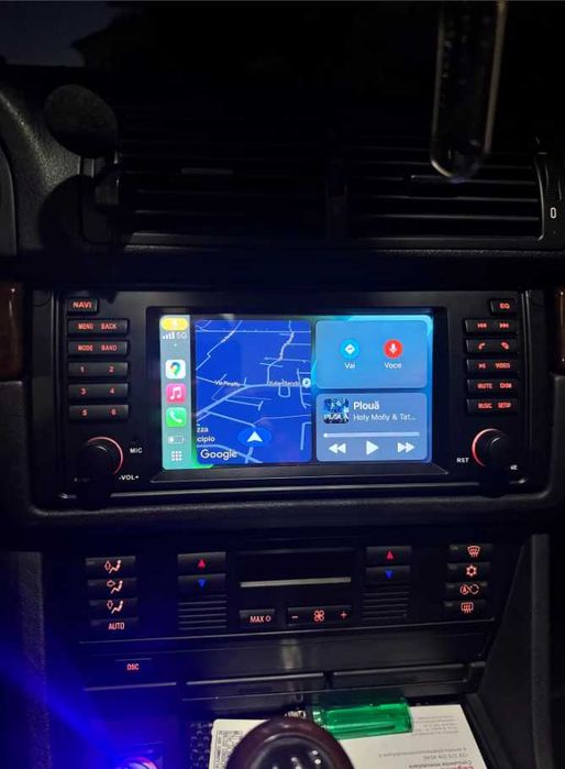 Navigatie BMW E39 E38 cu Carplay si Android Auto 4GB RAM