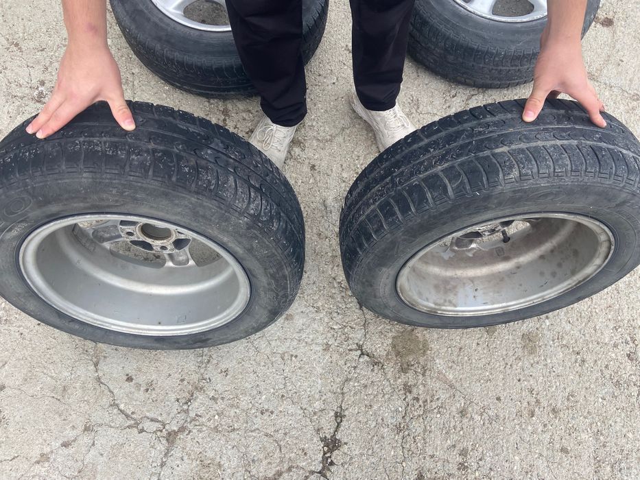 Алуминиеви джанти ALCAR 14, 4х100+ Летни гуми Debica 175/70