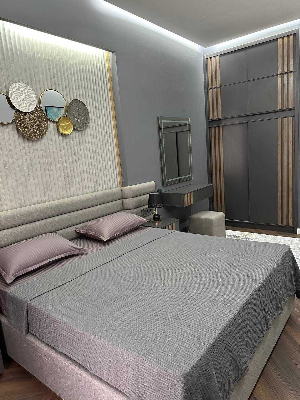 Ж/К Казахстан 2 ком 75м2 C hi Tech ремотом Центре 1200уе