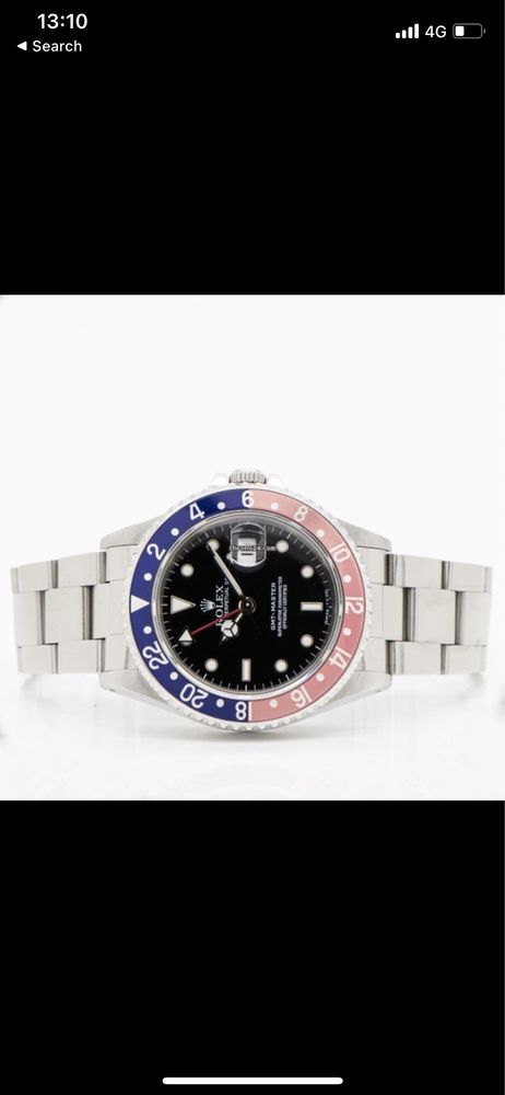 Rolex GMT master 2 pepsi bezel