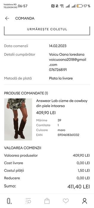 Cizme cowboy dama din piele intoarsa