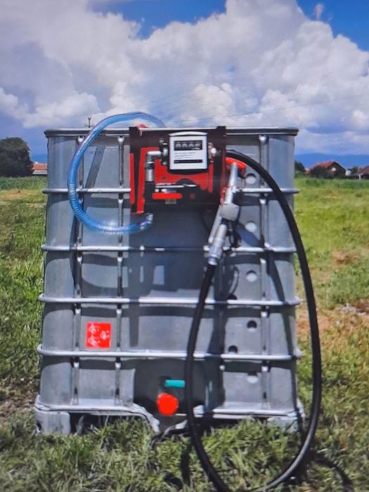 Bazin rezervor 1000lNou cu gar.Pomp de motorina pereti dublu ,german