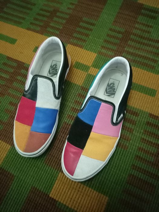 Espadrile Vans slip on Patchwork