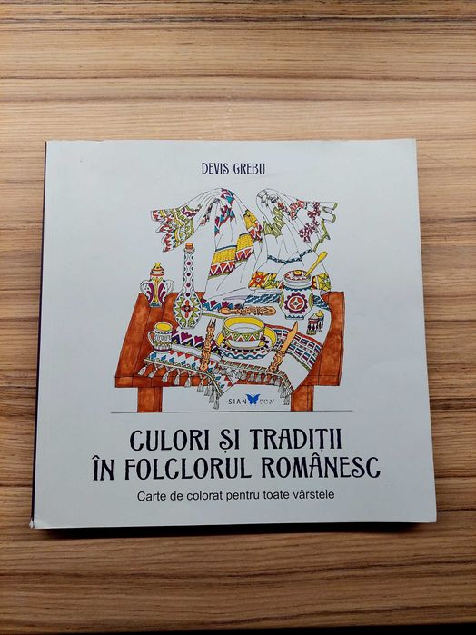 Carte de colorat motive traditionale