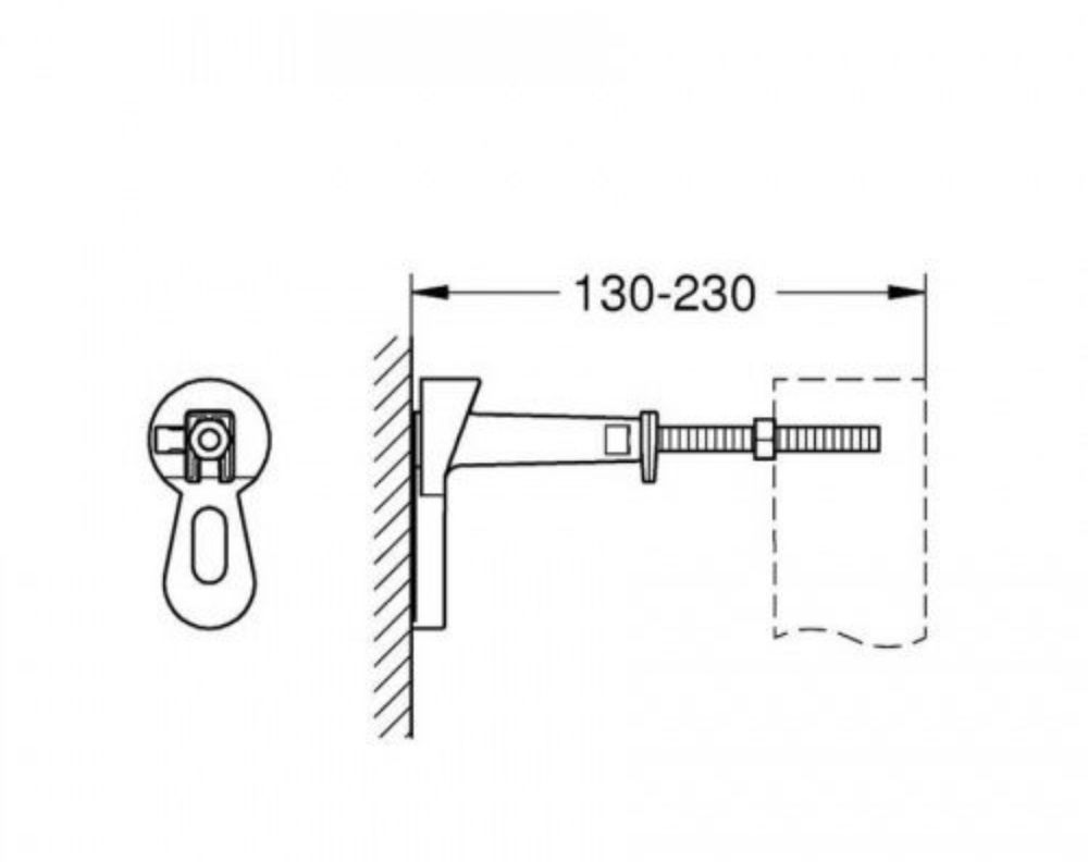 Крепежни планки за структура за вграждане GROHE