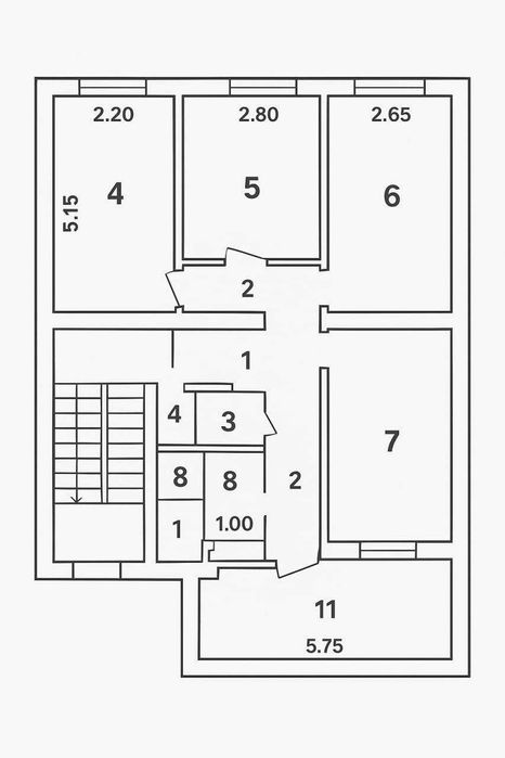 продается 4 комнатная в центре (ц13 Анхор парк ) 84м2