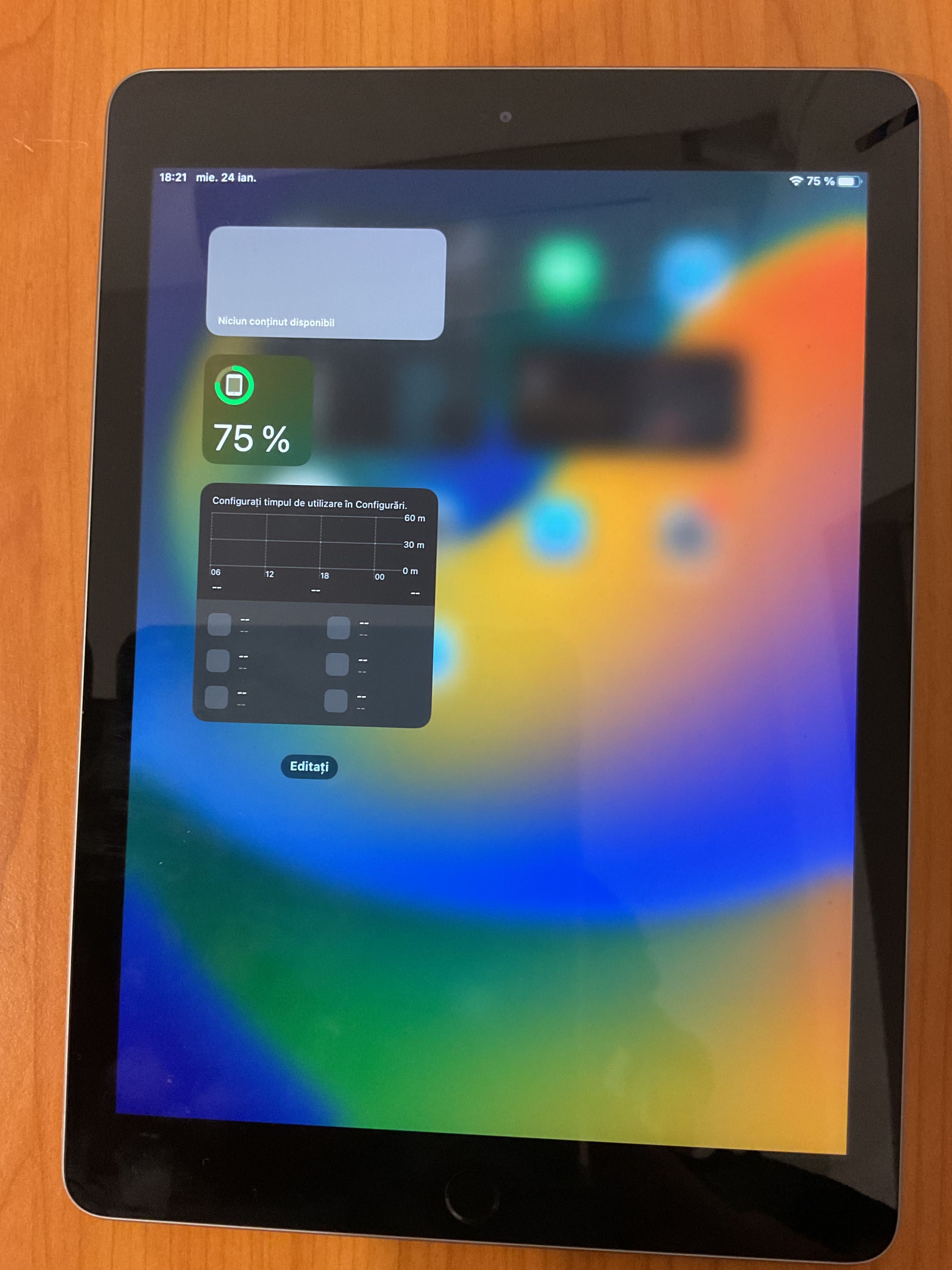 Tableta Ipad 9.7 (6th gen. 2018), cumparata in 2021