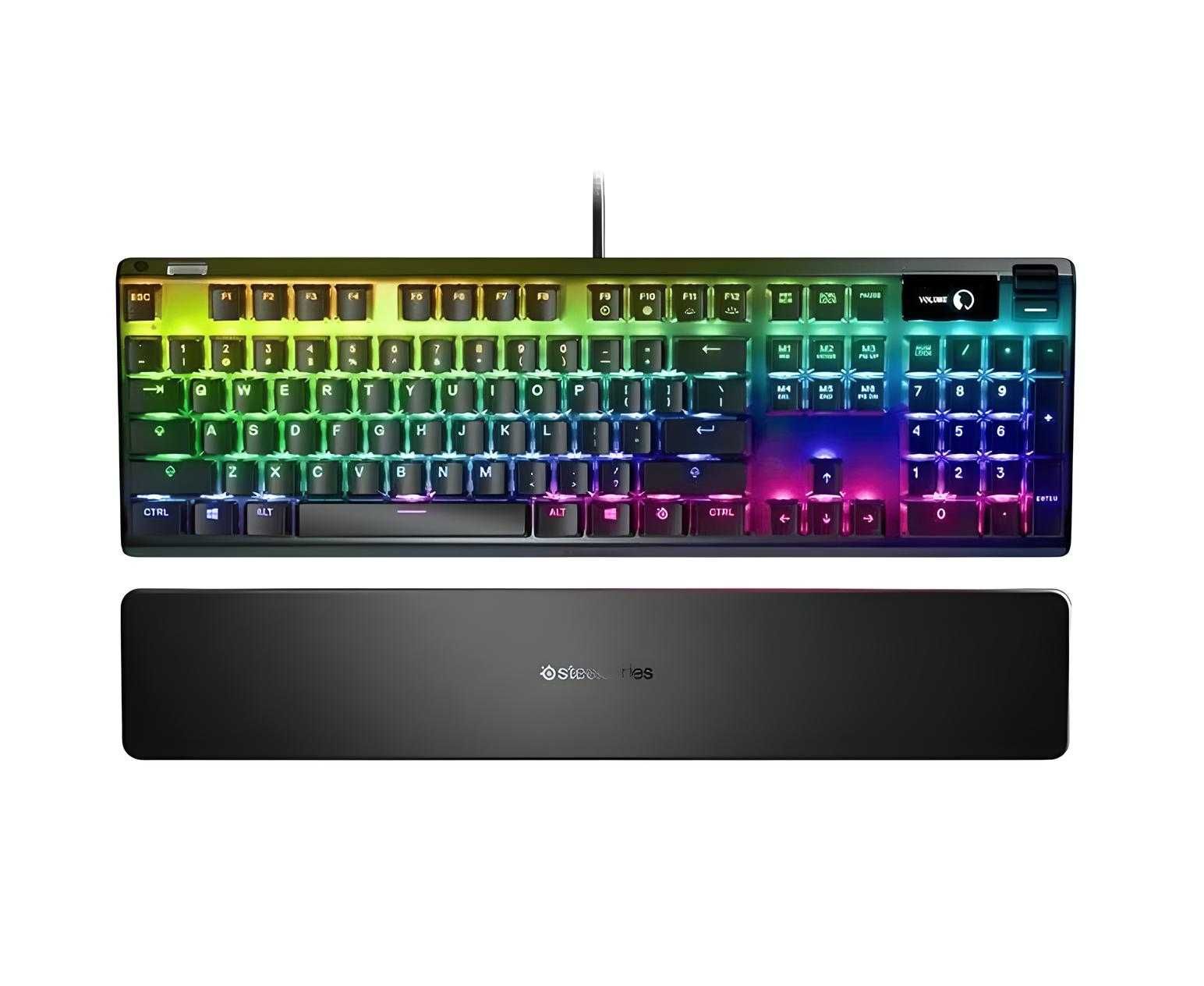^Игровая клавиатура SteelSeries Apex 7 - OLED Smart Display