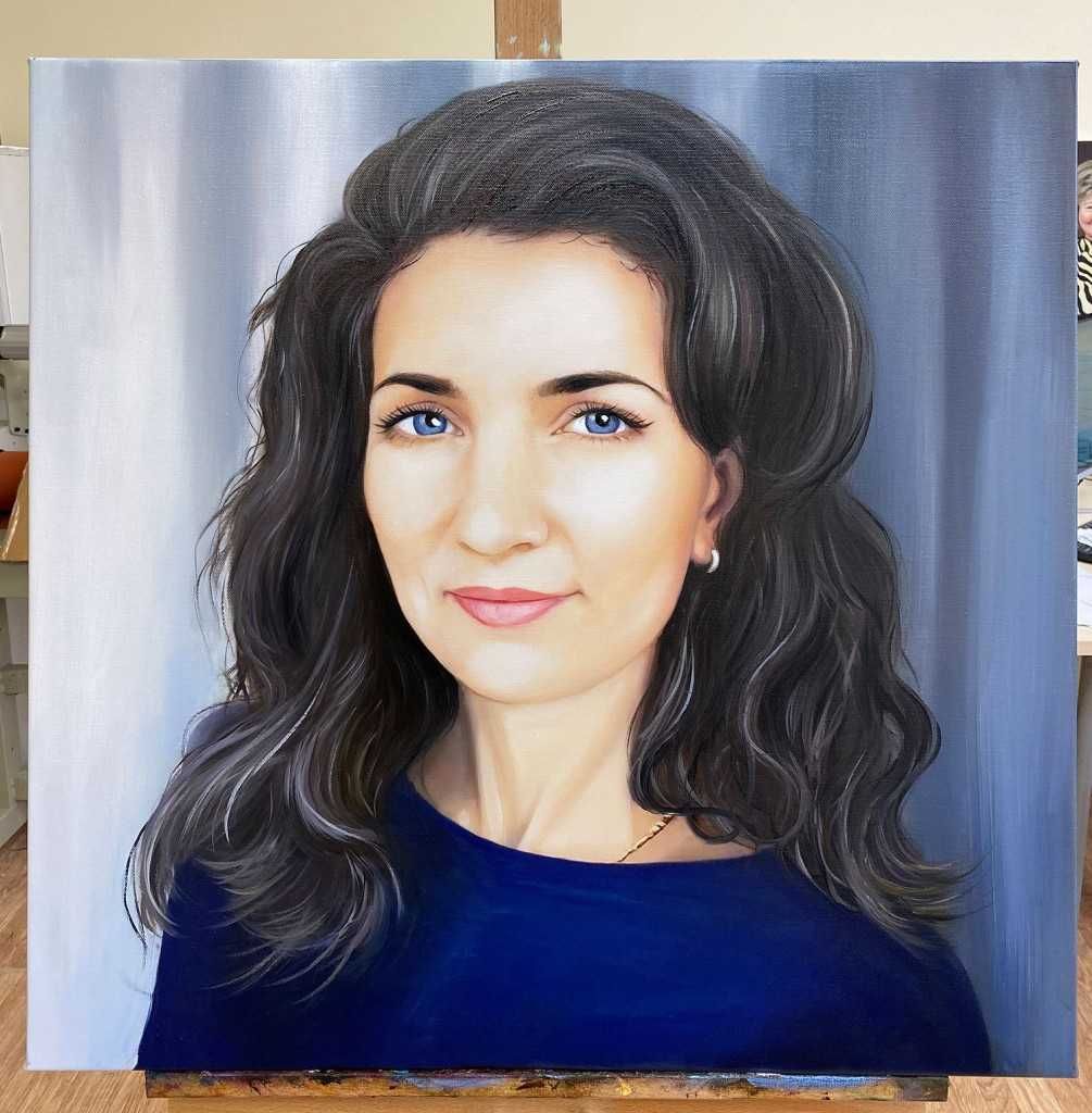 Cadoul perfect,pictura portret dupa poza