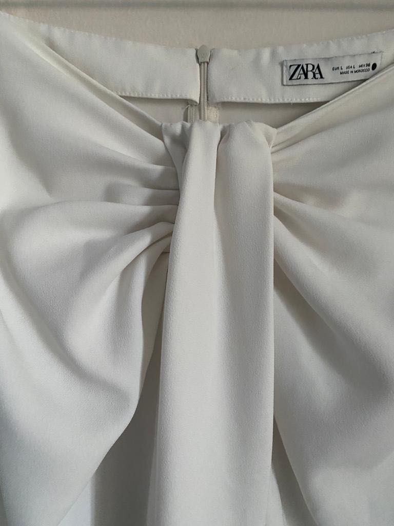 Дамска  дълга  бяла пола  Zara