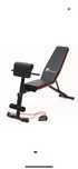 Vand banca fitness cu gantere