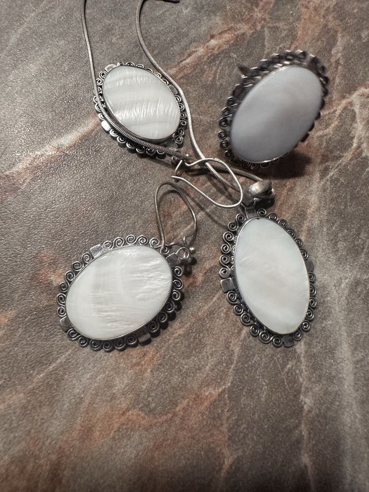 Set vintage din argint