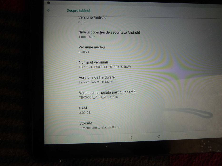 tableta lenovo M10 TBX605F,ram3gb/32gb,android8.1,stare foarte buna