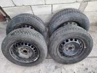 Зимни гуми с джанти и тасове 5x112 15'