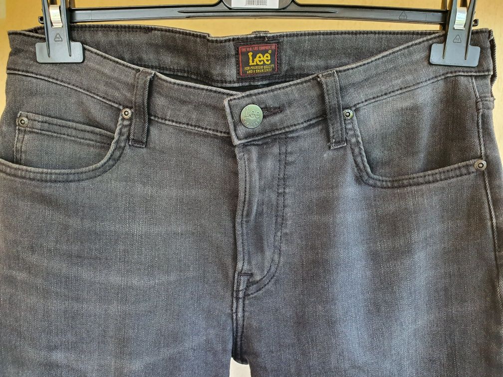 Blugi/Jeans Lee Malone Negri/Dark Wash W32L32