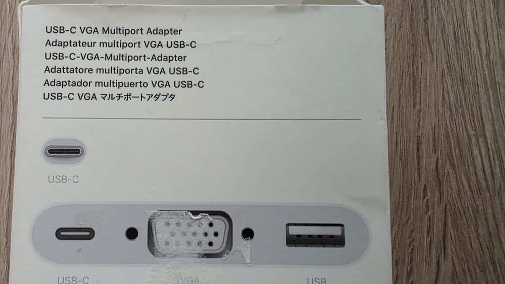 Apple USB C to VGA