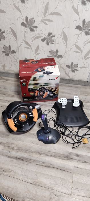 Volande curse Genius Speed Wheel 3 MT cu feedback prin vibrații și