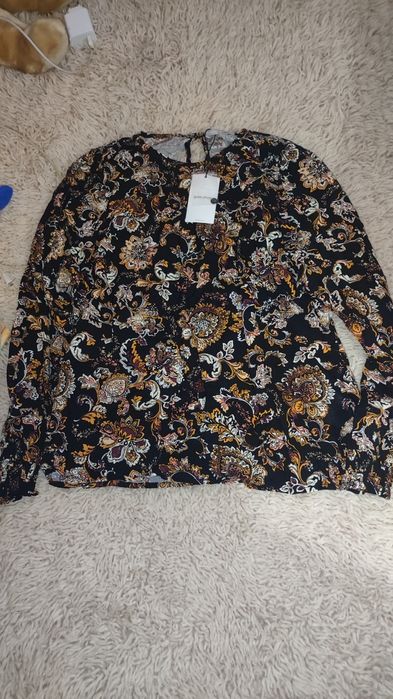 Пролетно-лятна блуза с десен