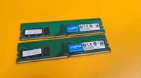 Kit 16GB DDR4 Desktop ,2x8GB,Crucial , 2666Mhz ,CL19