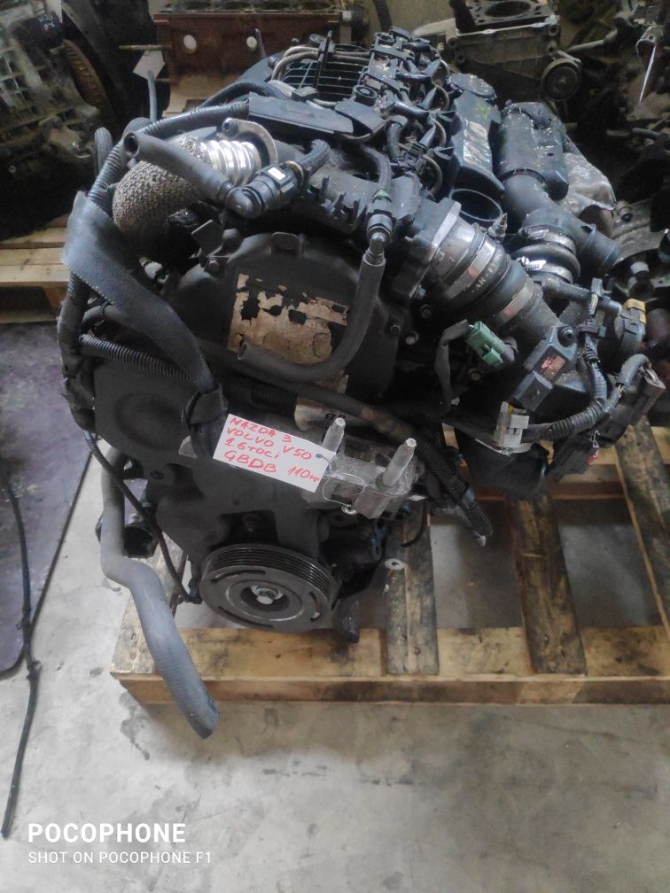 Двигател 1.6тдци Мазда3/Волво В50/Mazda 3 - Volvo V50 1.6tdci-G8DB