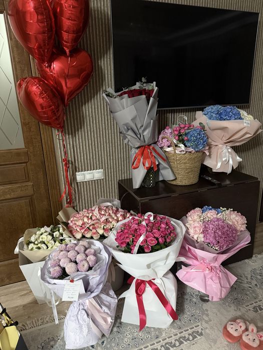 Свежые цветы гарантия на 3 дня…