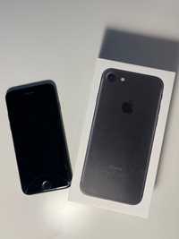 Iphone 7, negru mat, perfect functional, prezinta ecranul ciobit
