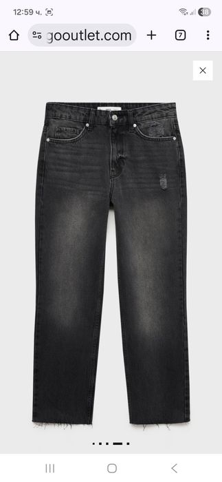 Mango черни дънки нови