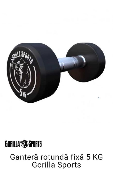 Set gantere Gorilla 2×2.5 kg si 2× 5 kg