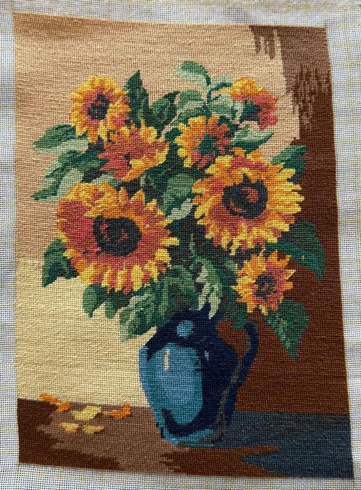 Vând goblen lucrat manual