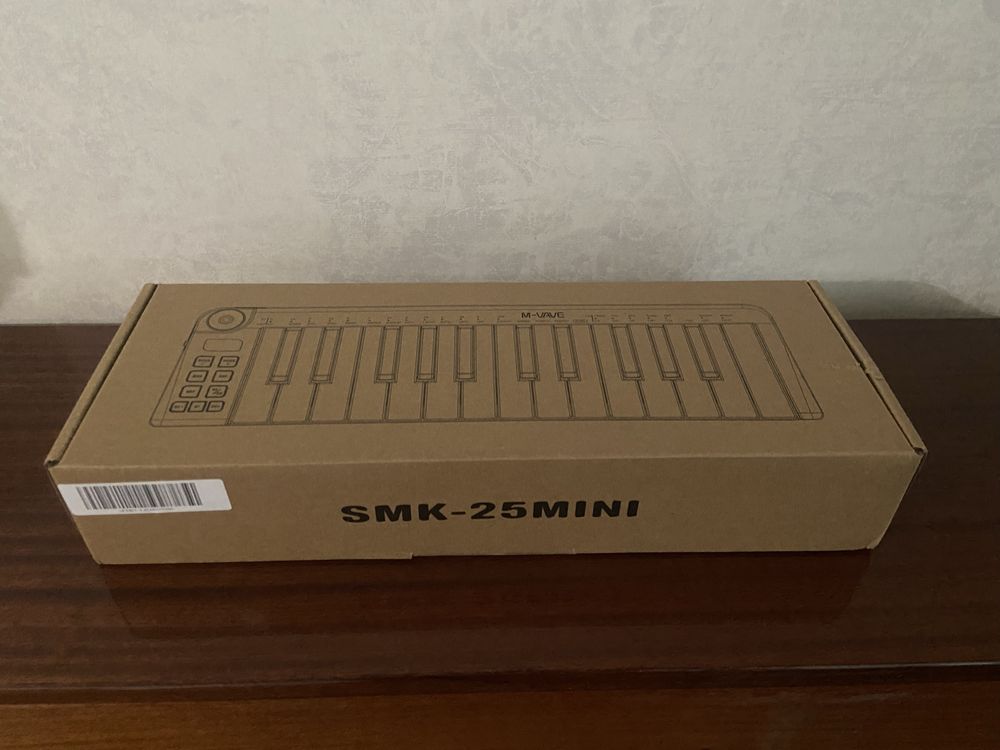 midi клавиатура m-vave smk 25 mini