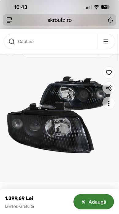 Set faruri Audi A4 B6 Depo aproape noi