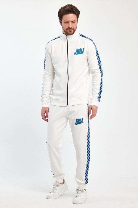 Trening Louis Vuitton - Alb cu Turcoaz | Calitate Premium