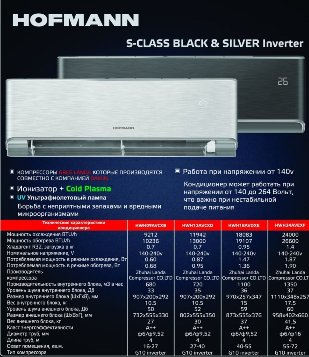 NEW!!! Hofmann S-Class BLACK & SILVER inverter