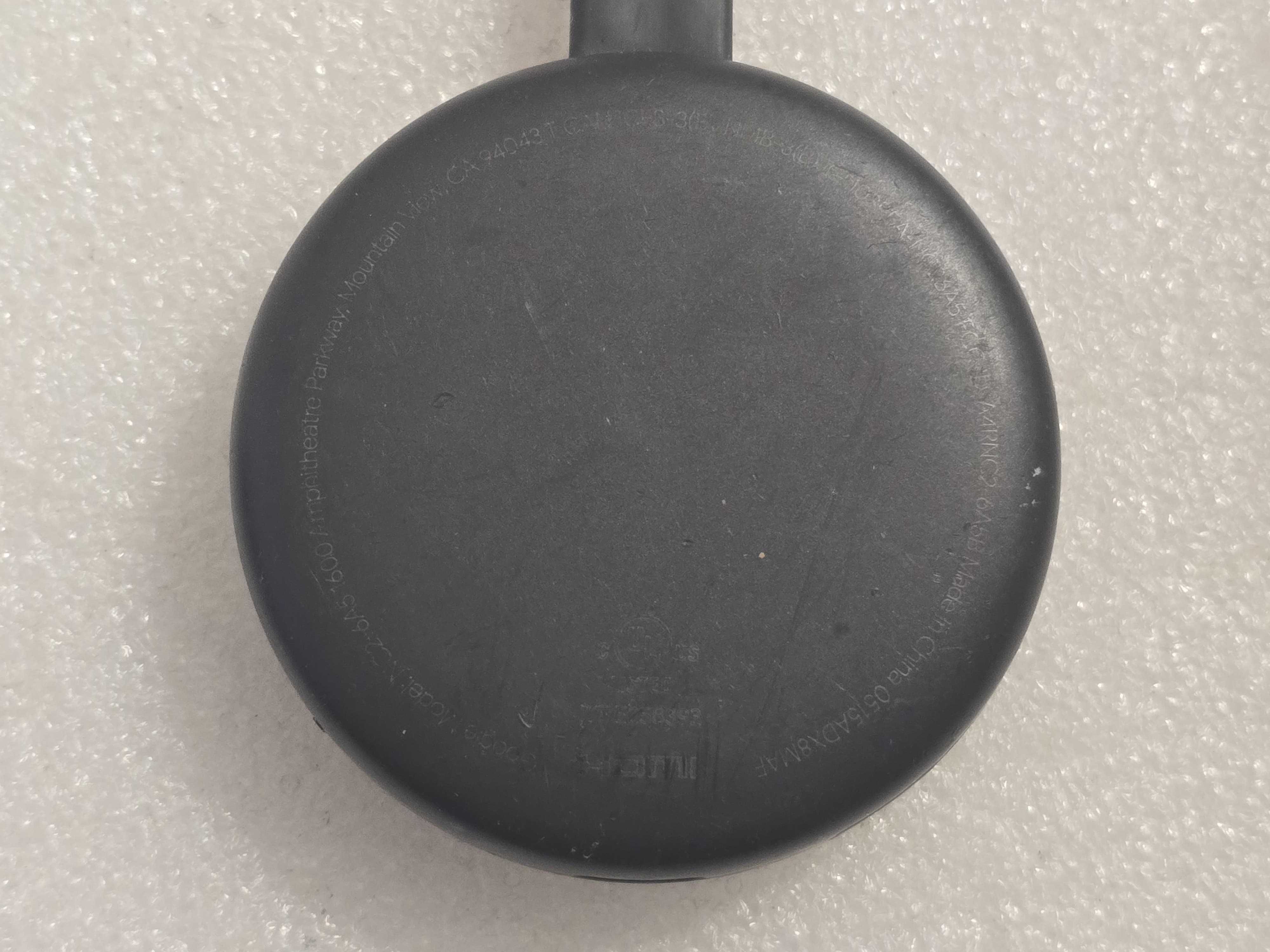 Chromecast Google 3rd Gen. Model NC2-6A5-1600 Portable Media Streamer