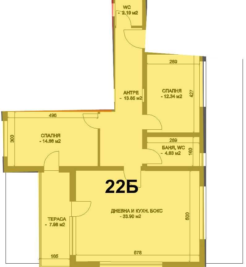 Продава се Тристаен апартамент в Пловдив, Коматево - 103 кв.м за 830 €/кв.м - Снимка #19
